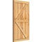 Ekena Millwork Framed Board-n-Batten Shutters w/Z-Bar, Rough Sawn Western Red Cedar, 21 1/2W x 38H, PR RBF06Z21X038RWR - alternate 2